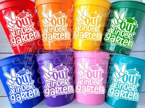KINDERGARTEN GRADUATION CUPS - Kindergarten Graduation Cups 2024 Graduation Cups Graduation Party Graduation 2024 Party Favors Kinder Party