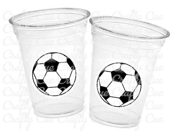 SOCCER PARTY CUPS - Soccer Party Cups Soccer Birthday Soccer Party Soccer Decorations Soccer Party Supplies Soccer Birthday Party Soccer