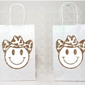 COWBOY SMILEY BAGS Cowboy Goody Bags Cowboy Party Bags Cowboy Birthday Goody Bags Cowboy Goodie Bag Cowboy Gift Bags First Last Rodeo Bags
