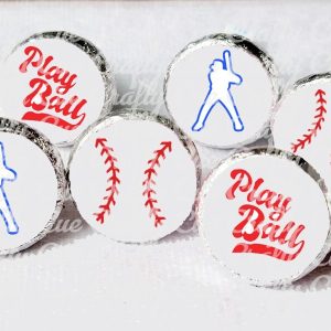 180 - BASEBALL PARTY STICKERS Baseball Party Favors Baseball Favor Stickers Baseball Candy Stickers Baseball Baby Shower Baseball Birthday