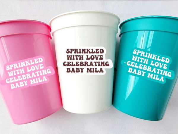 DONUT PARTY CUPS- Donut Birthday Party Donut Grow Up Donut Party Decoration Donut Birthday Decoration Donut First Birthday Donut Baby Shower