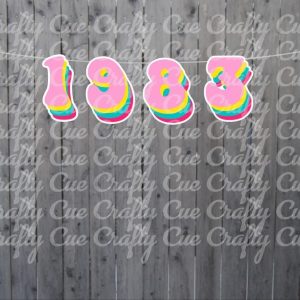 1983 BANNER Best of 1983 40th Birthday Banner 1983 Banner 1983 Party Decorations 40th Party Decorations 40th Party Banner 40 Birthday Party