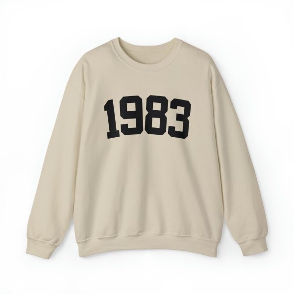 1983 Sweatshirt, 1983 College Style 1983 Year Sweatshirt, 1983 Birthday Shirt, 1983 Birthday Gift, 40th Birthday Sweatshirt, Gift for Her