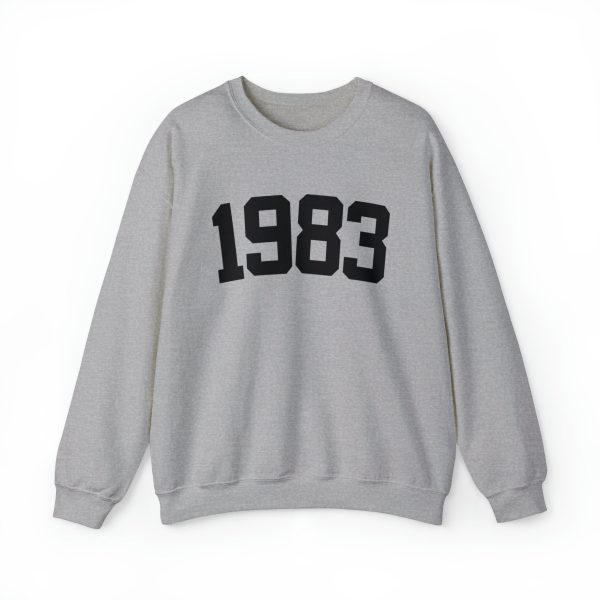 1983 Sweatshirt, 1983 College Style 1983 Year Sweatshirt, 1983 Birthday Shirt, 1983 Birthday Gift, 40th Birthday Sweatshirt, Gift for Her