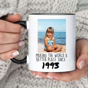 Custom Mug, Personalized Mug, 1993 Birthday Mug Gift, Personalized 1993 Photo Mug 30th Birthday Mug 30th Party Gifts Vintage 1993 Mug Gift