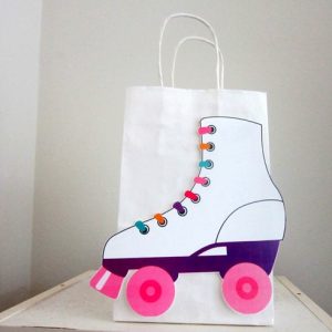 Roller Skate Goody Bags, Roller Skate Favor Bag, Roller Skate Gift Bags - Roller Skating Birthday - Roller Skate Birthday