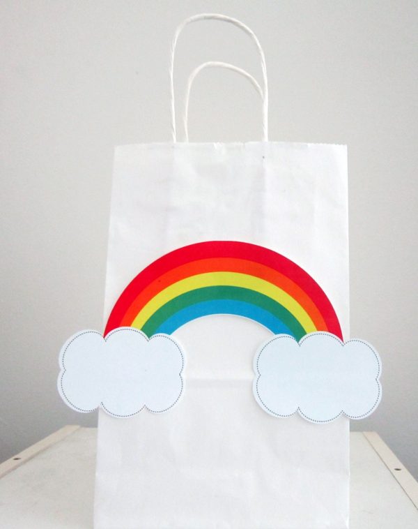 Rainbow Banner -  Rainbow Birthday Banner - 3D