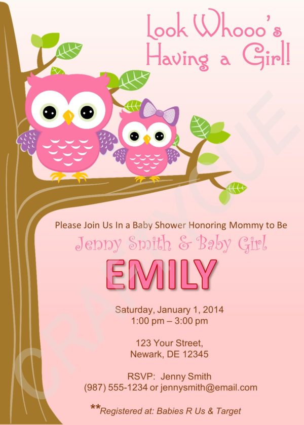 Owl Banner - Owl Birthday Banner, Owl Baby Shower Banner - Pink and Purple Owl