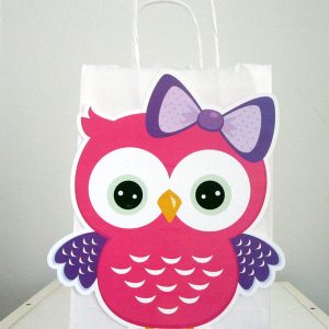 Owl Goody Bags, Owl Favor Bags, Owl Party Bags, Owl Party Favors