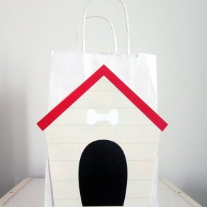 Puppy Party Party Favor, Goody, Gift Bags - Puppy Dog Party Favor Bags - Dog House Favor Bags