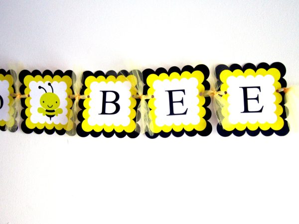 Mom to Bee Baby Shower Banner, Parents to Bee Baby Shower Banner - Bumble Bee Baby Shower Banner