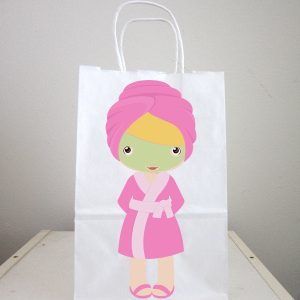Spa Goody Bags, Spa Favor Bags, Spa Party Bags, Spa Birthday - 1301818245A