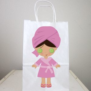 Spa Goody Bags, Spa Favor Bags, Spa Party Bags, Spa Birthday Party, Spa Favors