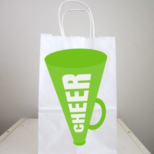 Cheerleader Megaphone Goody Bags, Cheerleader Favor Bags, Cheerleader Gift Bags, Cheerleading Goody Bags
