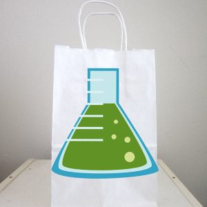 Mad Scientist Goody Bags, Mad Scientist Favor Bags, Mad Scientist Gift Bags, Mad Scientist Birthday