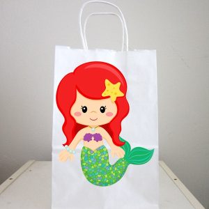 Mermaid Goody Bags, Mermaid Gift Bags, Mermaid Favor Bags, Mermaid Party Bags, Mermaid Favors