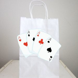 Playing Cards Goody Bags, Casino Party Goody Bags, Magician Goody Bags, Magician Favor Bags, Magician Gift Bags, Magician Party Bags