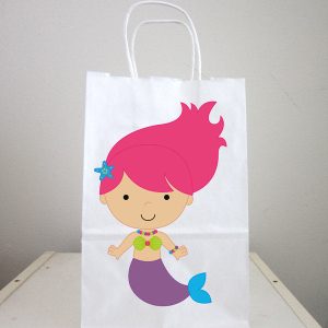 Mermaid Goody Bags, Mermaid Gift Bags, Mermaid Favor Bags, Mermaid Party Bags, Mermaid Favors