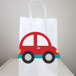 Car Goody Bags, Car Favor Bags, Car Gift Bags, Car Birthday, Car Party Bags