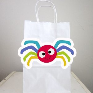 Cute Spider Goody Bags, Spider Favor Bags, Spider Party Bags, Spider Favors