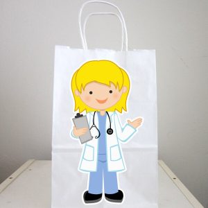 Doctor Goody Bags, Doctor Favor Bags, Doctor Goodie Bags, Doctor Birthday Party, Doctor Favors