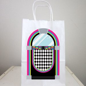 50's Party Goody Bags, 50's Party Favor Bags, 50's Party Favor, Jukebox Goody Bags, Fifties Party Favors