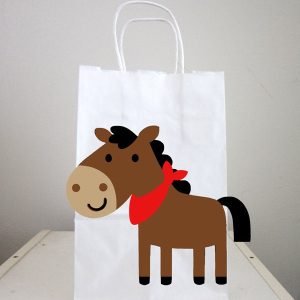 Horse Goody Bags, Horse Favor Bags, Horse Gift Bags, Horse Goody Bags, Pony Goody Bags, Farm Animal Goody Bags - Farm Birthday Party