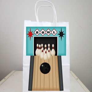 Bowling Goody Bags, Bowling Favor Bags, Bowling Gift Bags, Bowling Party Bags