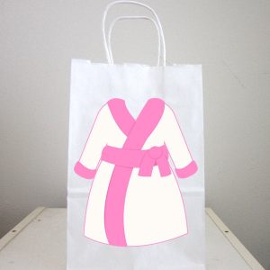 Spa Robe Goody Bags, Spa Favor Bags, Spa Party Bags, Spa Party Bags, Spa Birthday, Robe Goody Bags