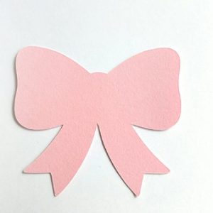 24 Bow Die Cuts, Hair Bow Die Cuts, Bow Cutouts, Bow Cut Outs  - 2.5"