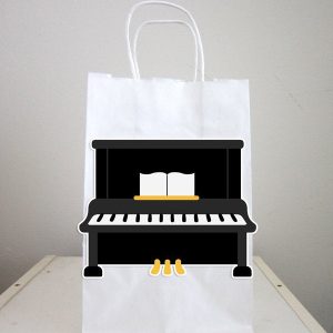 Piano Goody Bags, Music Party Favors, Music Birthday, Rock Star Birthday Party Favor, Goody, Gift Bags