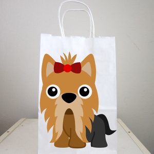 Yorkie Terrier Goody Bags, Puppy Goody Bags, Dog Goody Bags, Puppy Favor Bags, Dog Favor Bags - Yorkie Goody Bags 92171216P