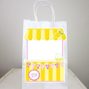Lemonade Goody Bags, Lemonade Stand Goody Bags, Lemonade Birthday Party
