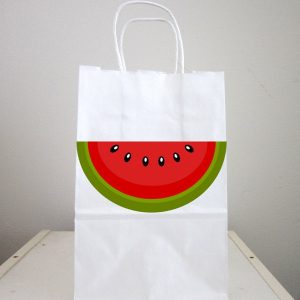 Watermelon Goody Bags, Watermelon Favor Bags, Watermelon Gift Bags
