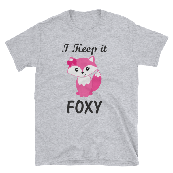 I keep It Foxy Shirt, Short-Sleeve Unisex T-Shirt - Image 2