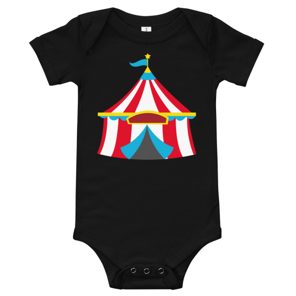 CIRCUS Onepiece Bodysuit, Circus Baby Shirt - Image 3