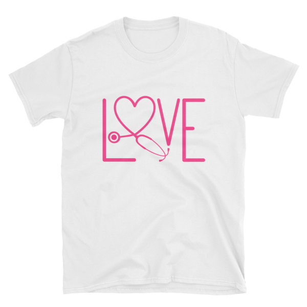 NURSE DOCTOR LOVE T SHIRT - Short-Sleeve Unisex T-Shirt